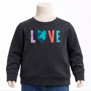Cat & Jack LOVE Sweatshirt 4T